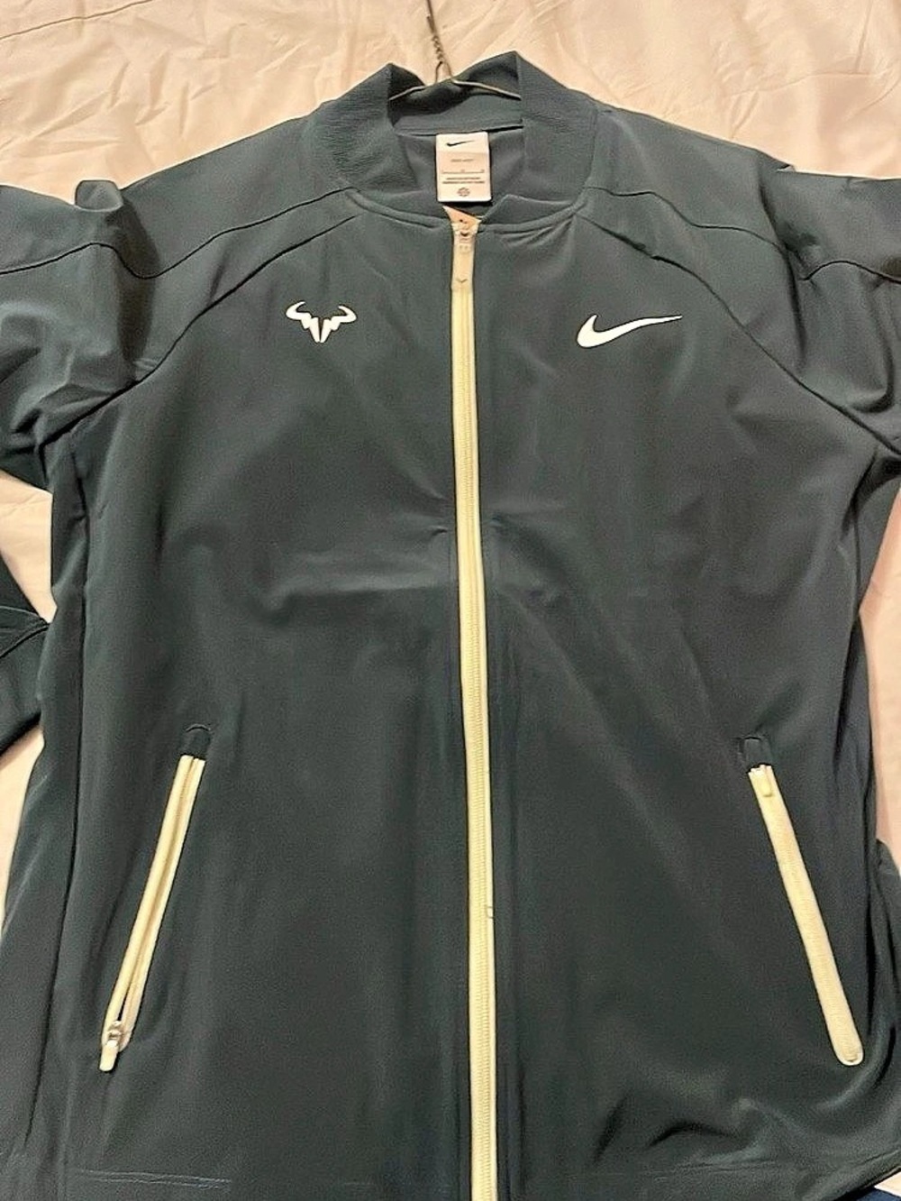 Nike NikeCourt Dri-FIT Rafa Men's Tennis Jacket Dark Forest 🌳 Green